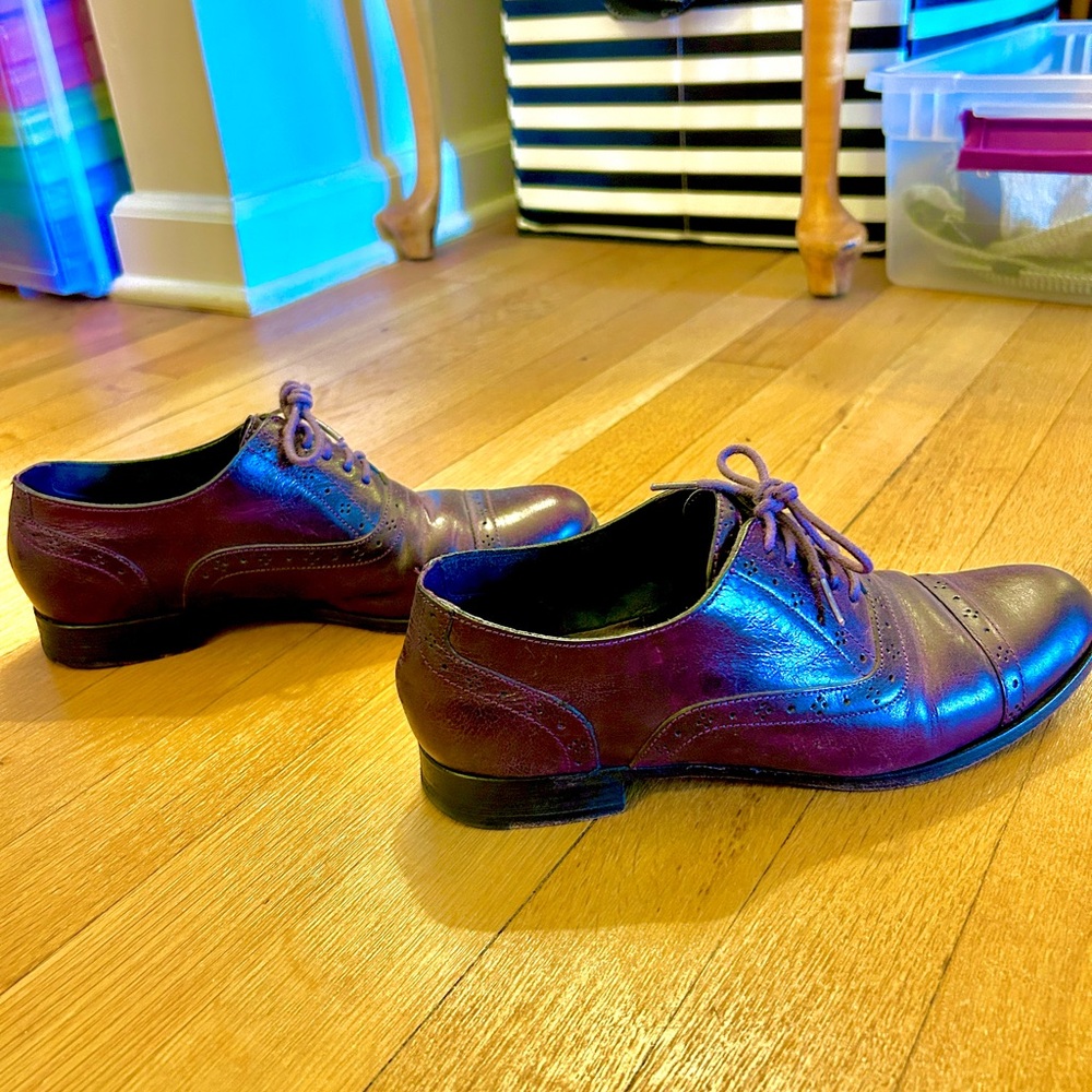 Cole Haan Purple Leather Flats